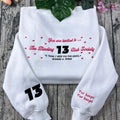 Bookish Boys of Tommen embroidered sweatshirt hoodie for women, perfect for fans of fantasy books and literary-inspired fashion.