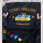 Cozy Connecticut crewneck sweatshirt with embroidery