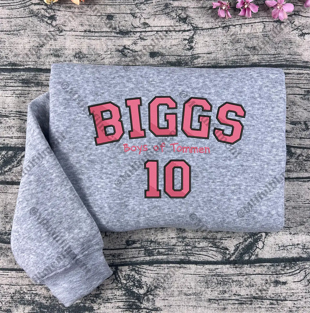 Vintage Boys of Tommen embroidered sweatshirt in grey  