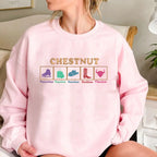 Bookish embroidered sweatshirt inspired by Chestnut Springs Series, perfect for romance book lovers
