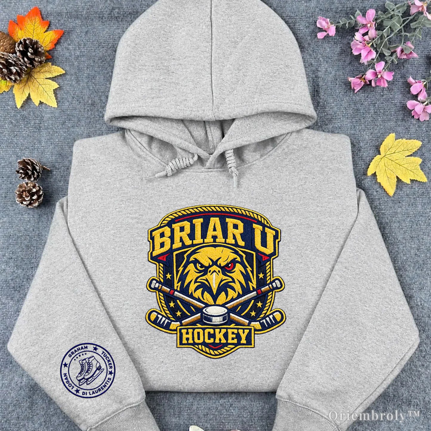 BookTok romance hoodie Briar University embroidery