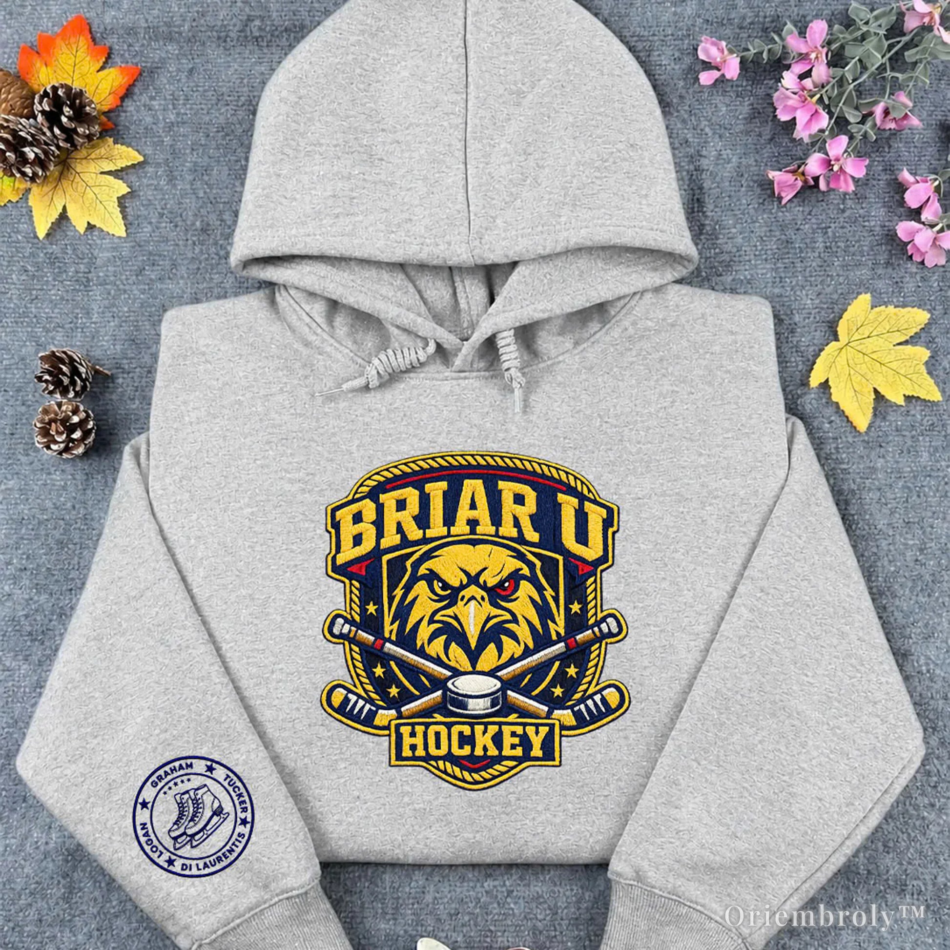 BookTok romance hoodie Briar University embroidery