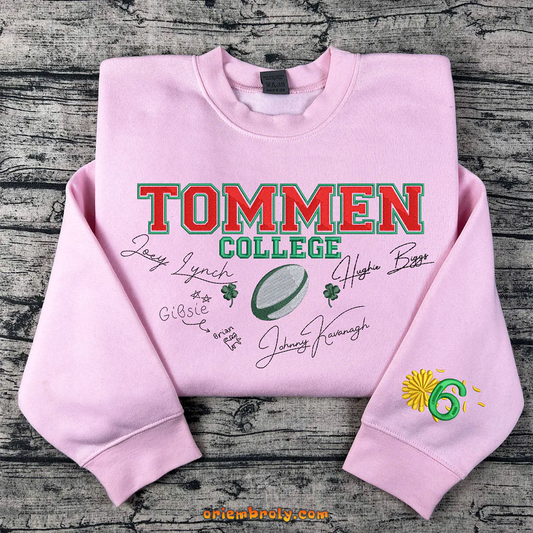 Authentic rugby logo crewneck for college fans