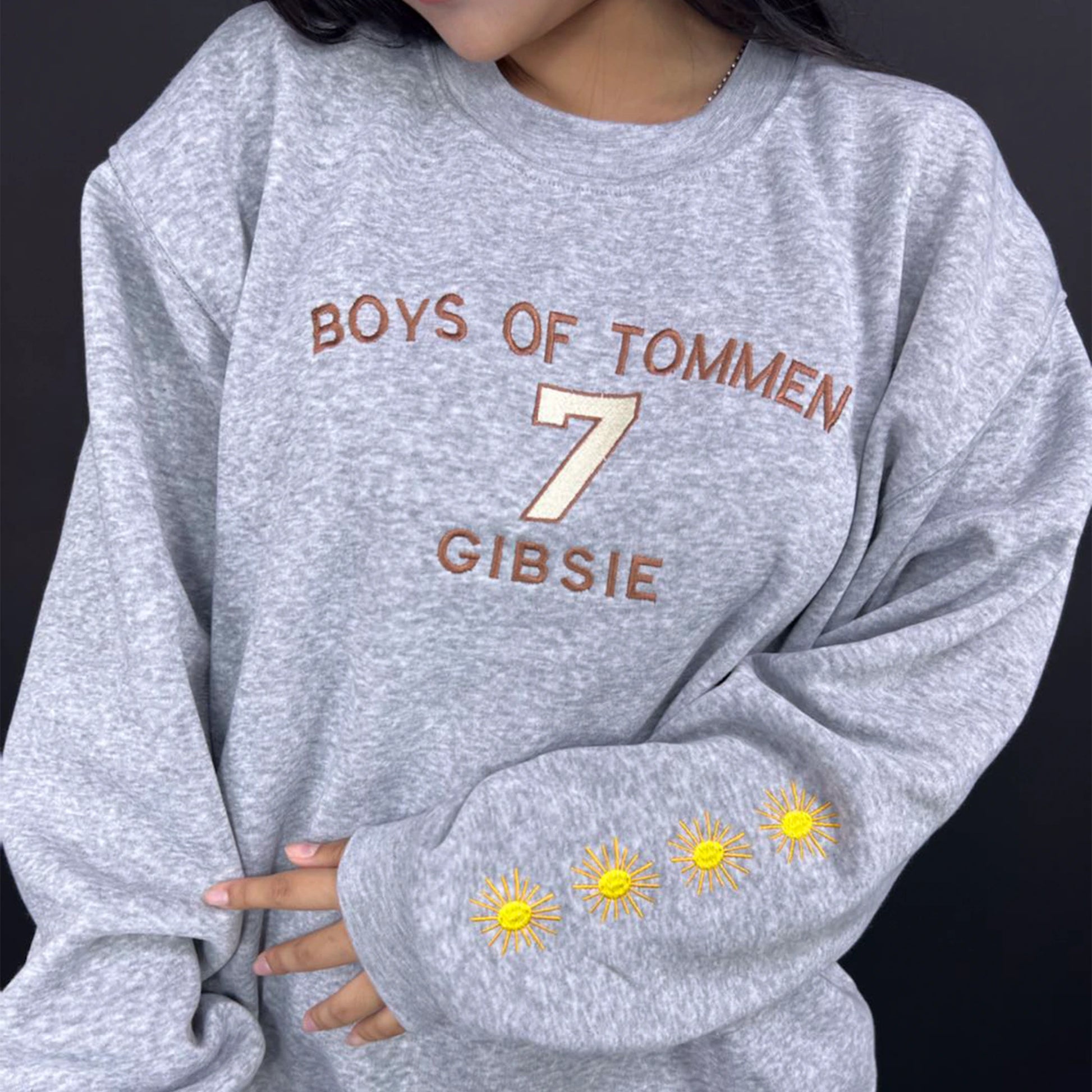 Boys of Tommen embroidered sweatshirt inspired by Johnny Kavanagh, Lynch Joey, and Binding 13 book series. Perfect for book lovers and Tommen College fans.