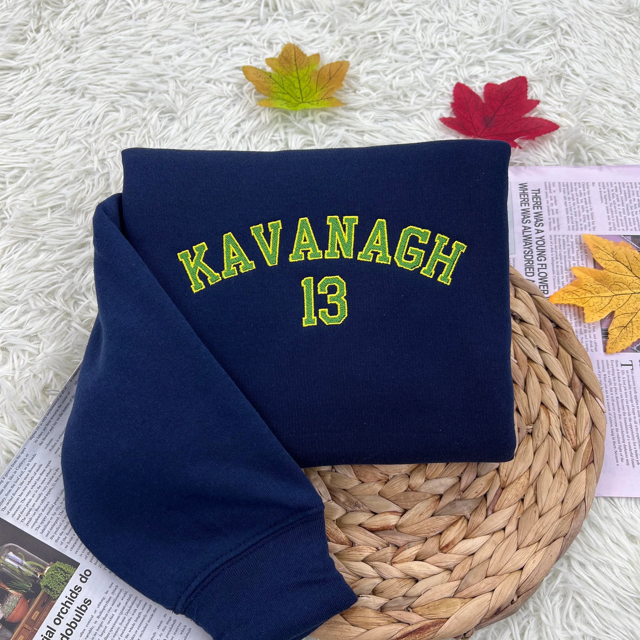 Boys of Tommen embroidered sweatshirt inspired by kavanagh 13, featuring Johnny Kavanagh and Lynch Joey. Perfect for book lovers and fans of book merch.