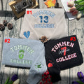 Boys of Tommen Embroidered Sweatshirt | Johnny Kavanagh, Lynch Joey | Book Merch Hoodie | Tommen College Crewneck Classic Fabric