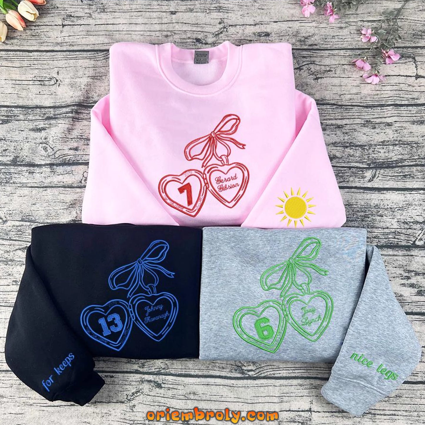 Boys of Tommen inspired embroidered sweatshirt