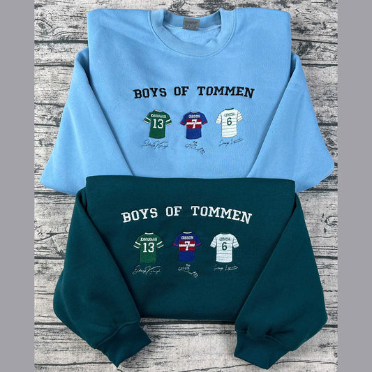 Boys of Tommen embroidered sweatshirt inspired by Chloe Walsh books