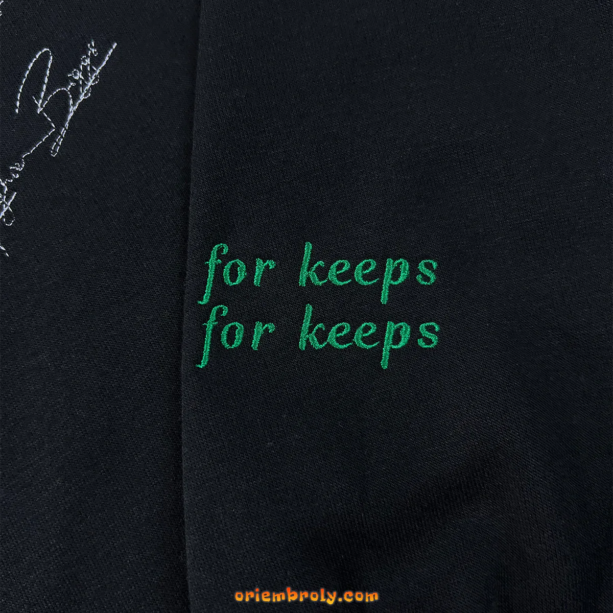 Cozy embroidered bookish sweatshirt for Binding 13 fans