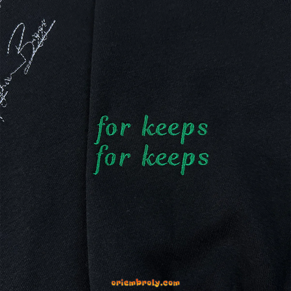 Cozy embroidered bookish sweatshirt for Binding 13 fans