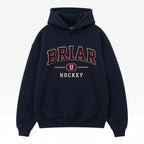 Briar U varsity embroidered hoodie for book lovers