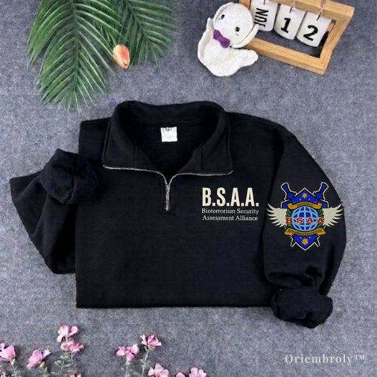 BSAA embroidered sweatshirt tactical gaming pullover