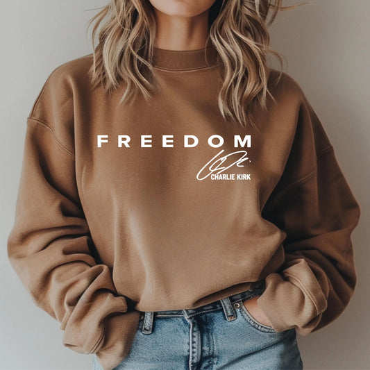 Charlie Kirk Freedom Sweatshirt Turning Point USA hoodie