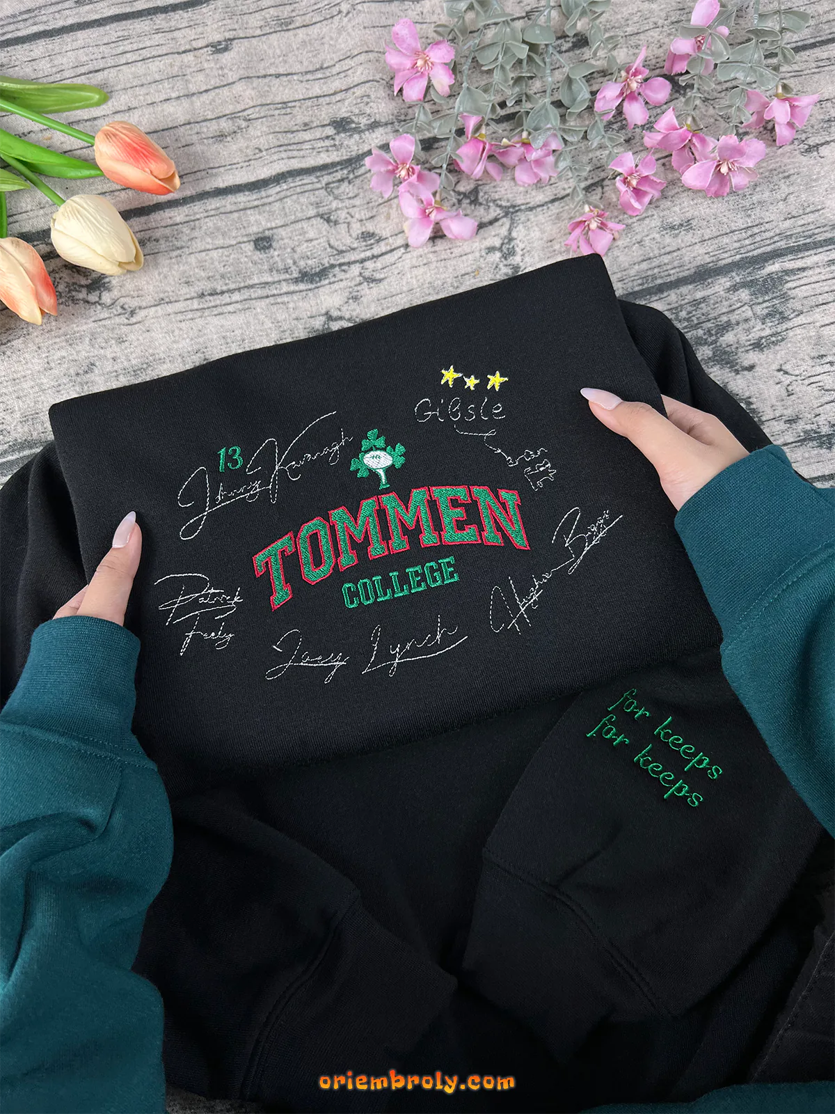 Unisex Tommen College hoodie for book lovers