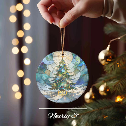 Christmas keepsake wooden ornament 2025