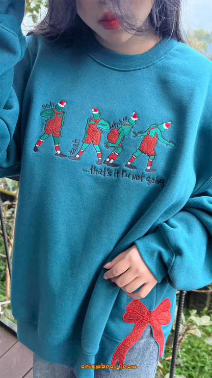 Sarcastic Christmas sweater gift for friends