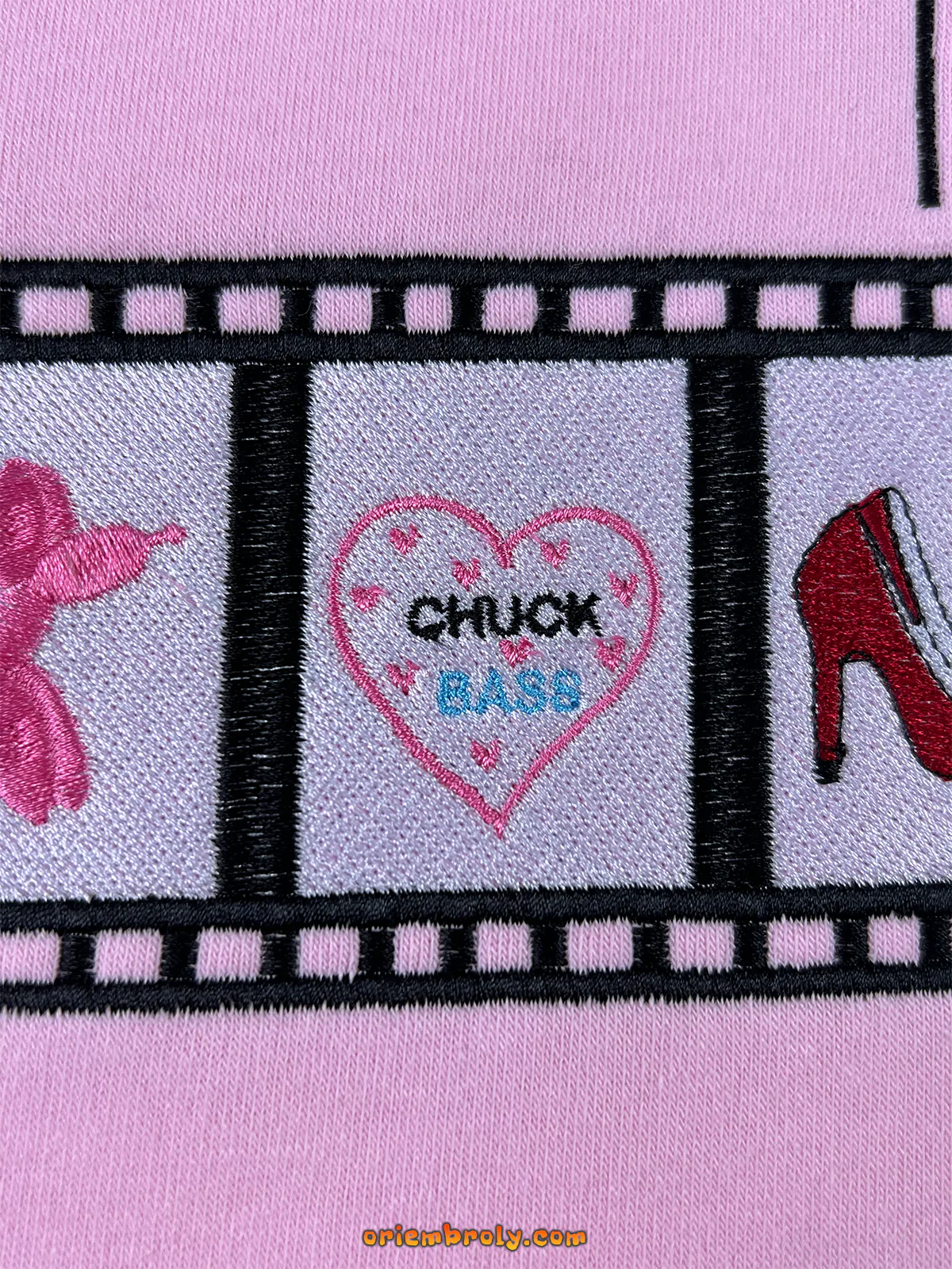 Soft pink sweatshirt inspired by Gossip Girl