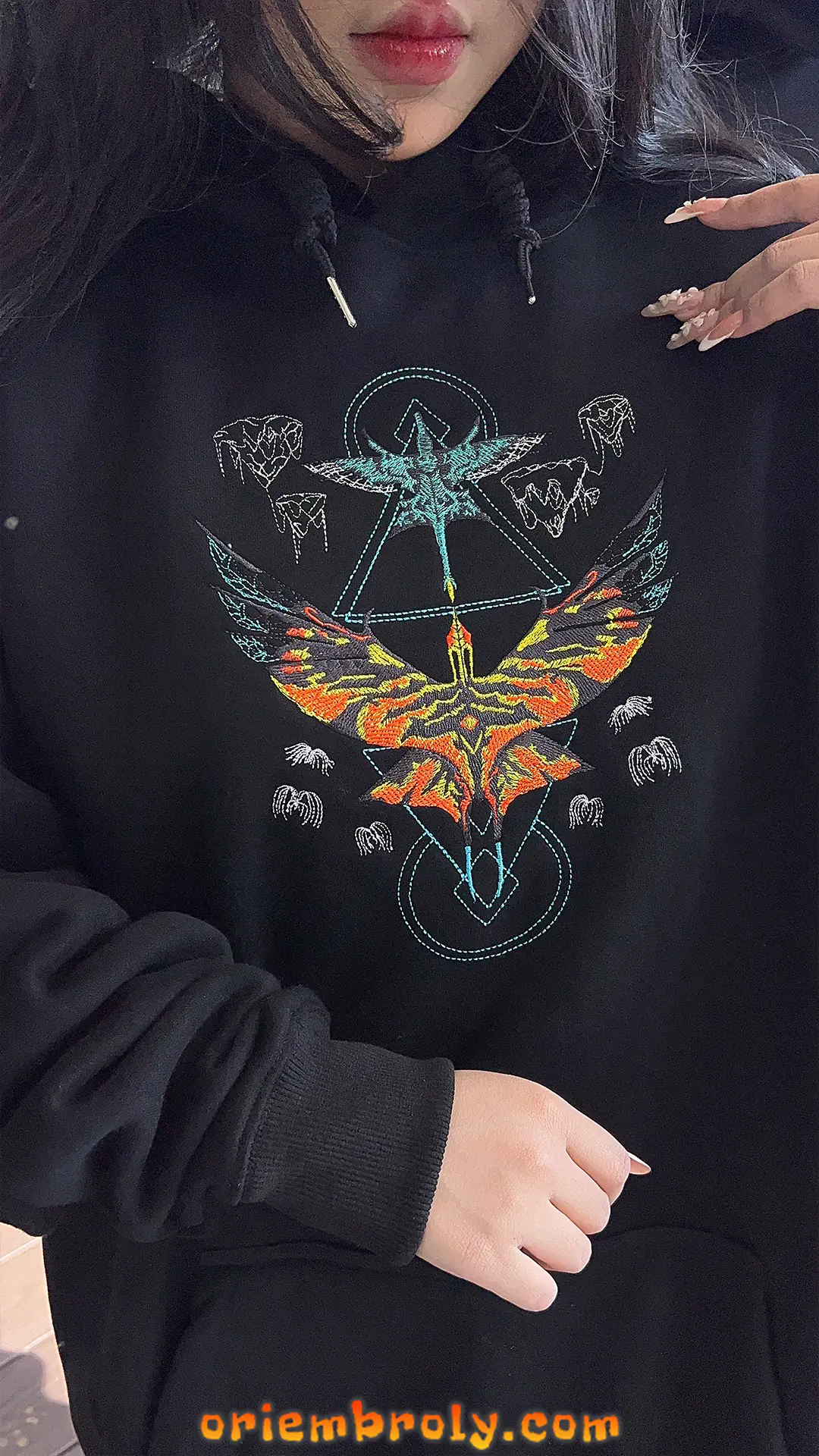 Cinematic Avatar fan apparel embroidered hoodie