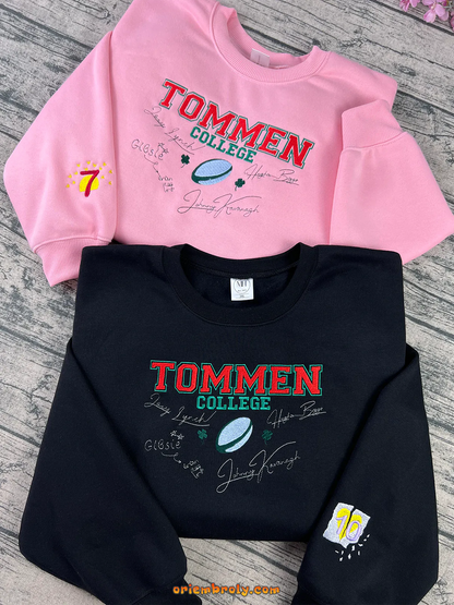 College sports memorabilia hoodie unisex fit