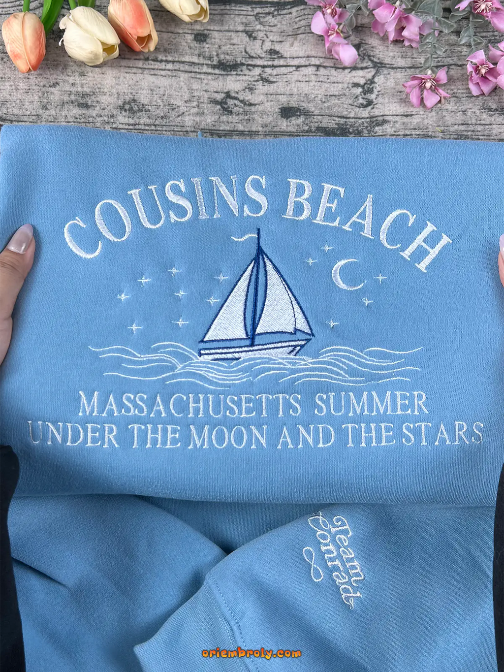 The Summer I Turned Pretty Conrad Fisher embroidered crewneck