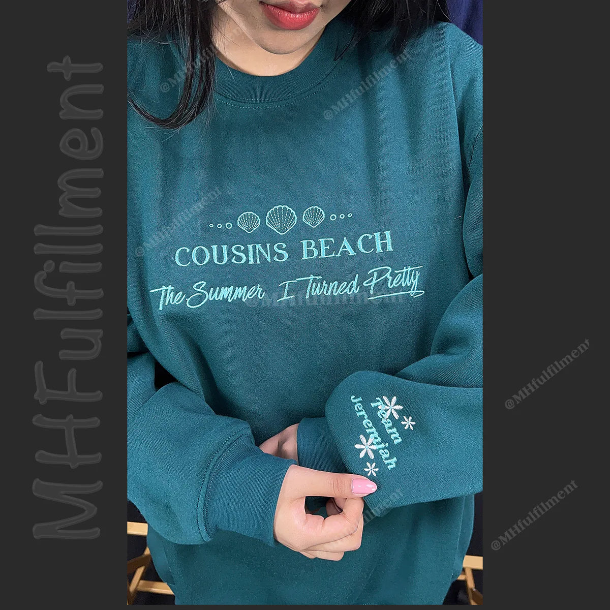 TSITP-inspired embroidered sweatshirt for summer