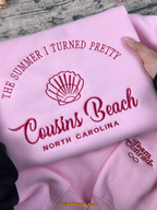 Summer TV show sweatshirt with embroidery design