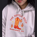 Cowboy romance embroidered sweatshirt from Lyla Sage's Done and Dusted series, perfect for book lovers.