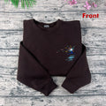 Howl’s Moving Castle embroidered crewneck front view