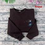 Howl’s Moving Castle embroidered crewneck front view