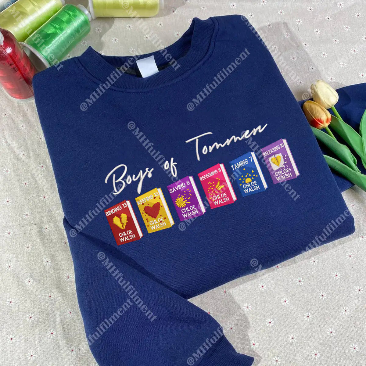 Rugby team hoodie with classic logo and sporty design