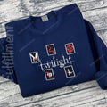 Twilight vampire and wolf themed sweatshirt for her