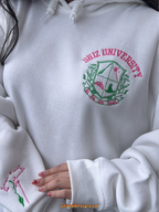 Cozy Wicked embroidered crewneck sweatshirt for Halloween and theater lovers