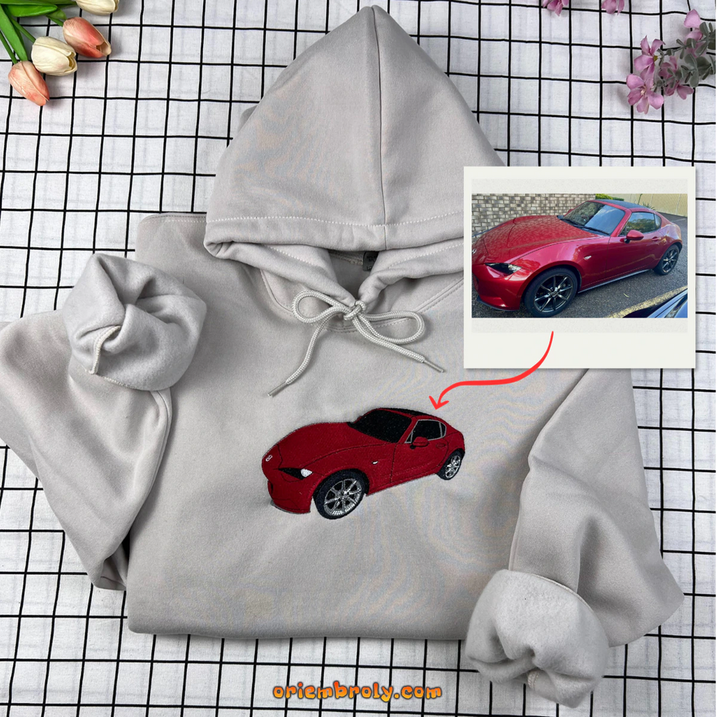 Custom car photo sweatshirt – meaningful 2025 gift