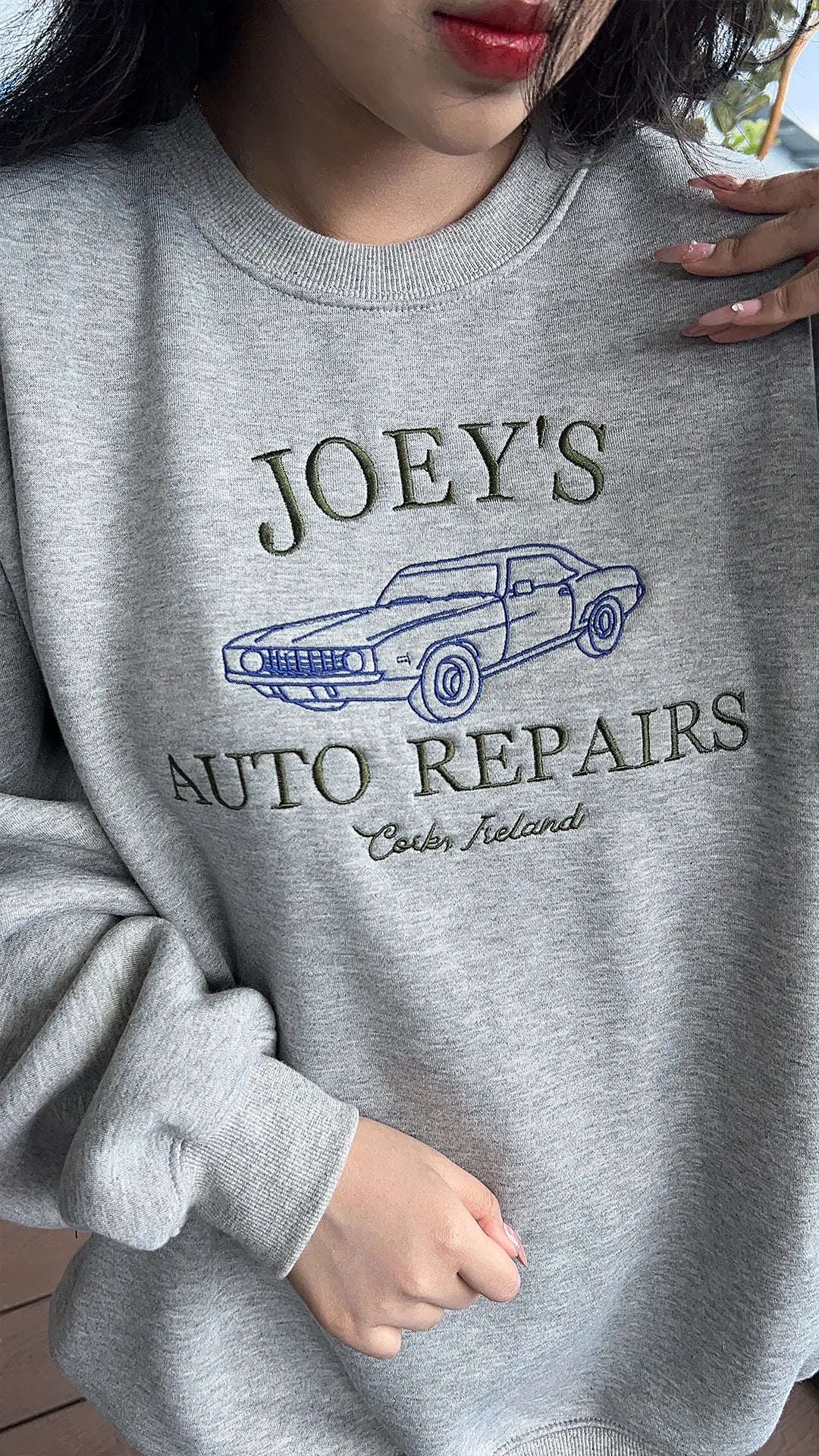 Soft and durable sweatshirt for auto repair fans