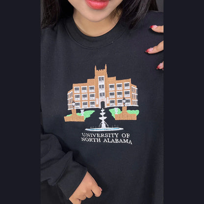 Personalized University Embroidered Sweatshirt - QN8888
