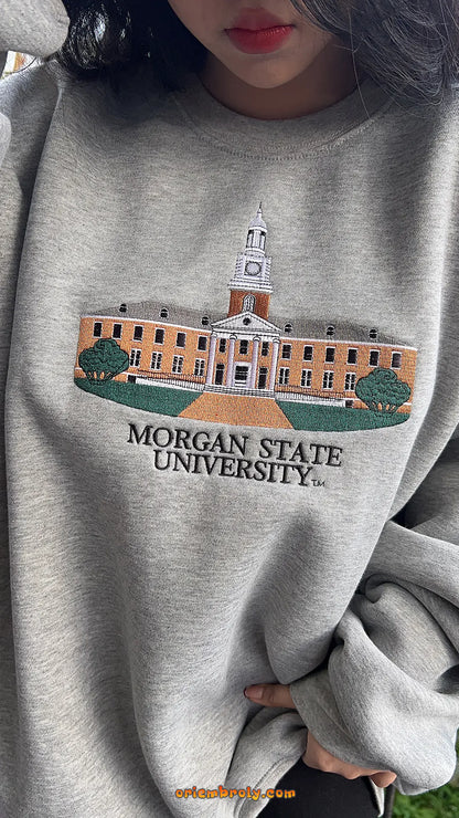 Custom Morgan State hoodie for students and alumni