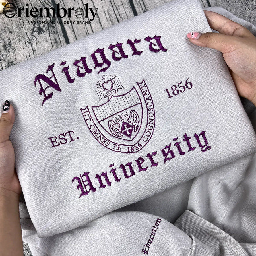Custom School Name with EST and Logo Sweatshirt