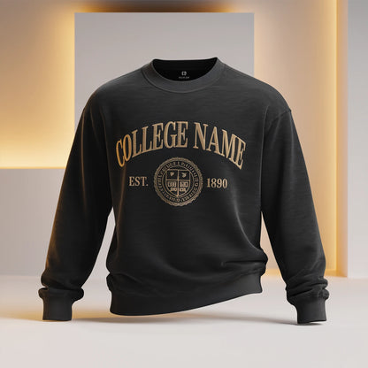 Custom Embroidered College Sweatshirt