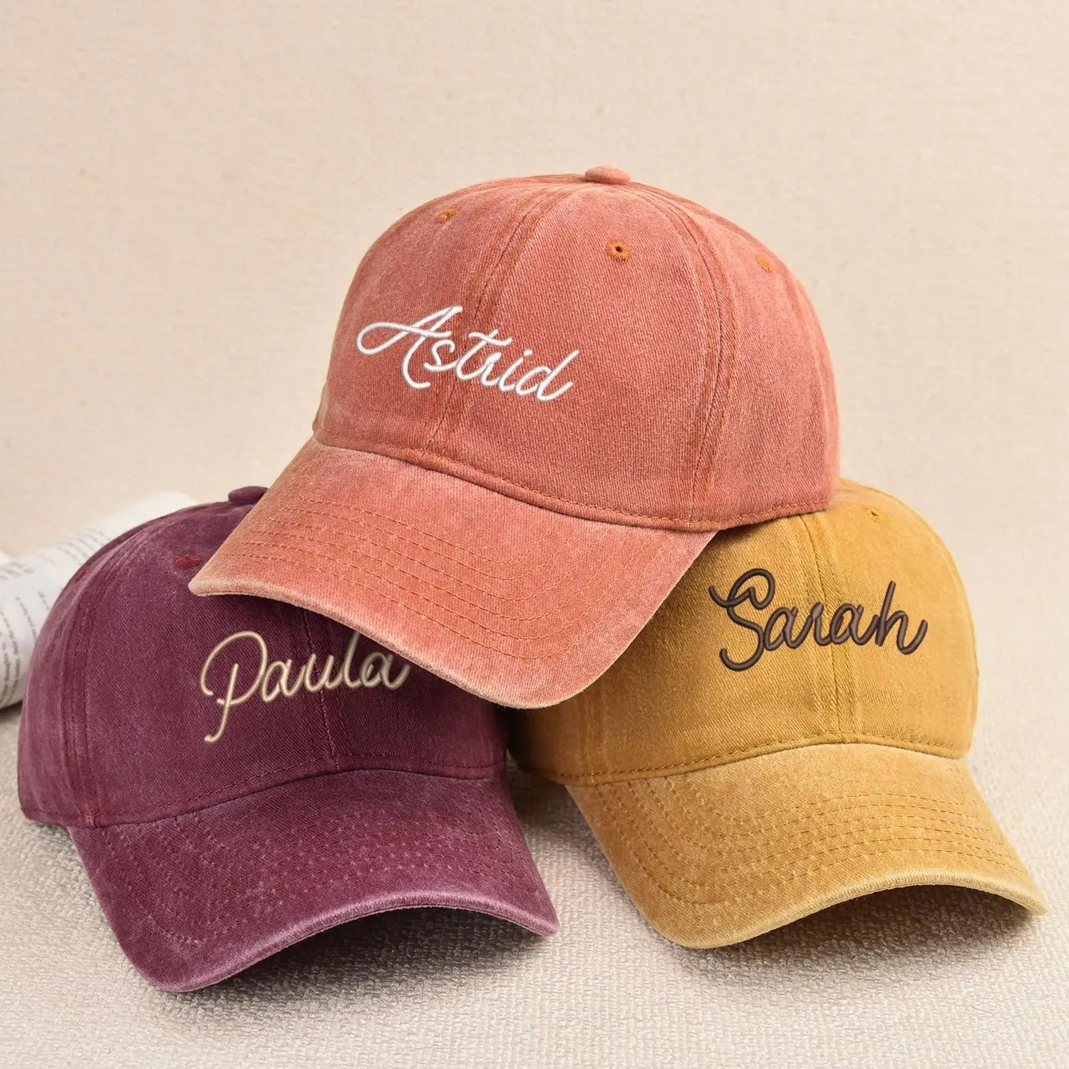 custom embroidery baseball hat personalized dad cap