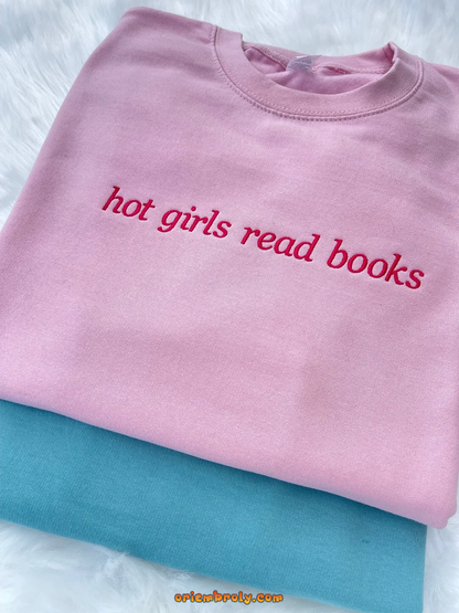 Soft unisex sweatshirt with clean text embroidery