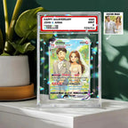 Pokémon style anniversary gift card for couples