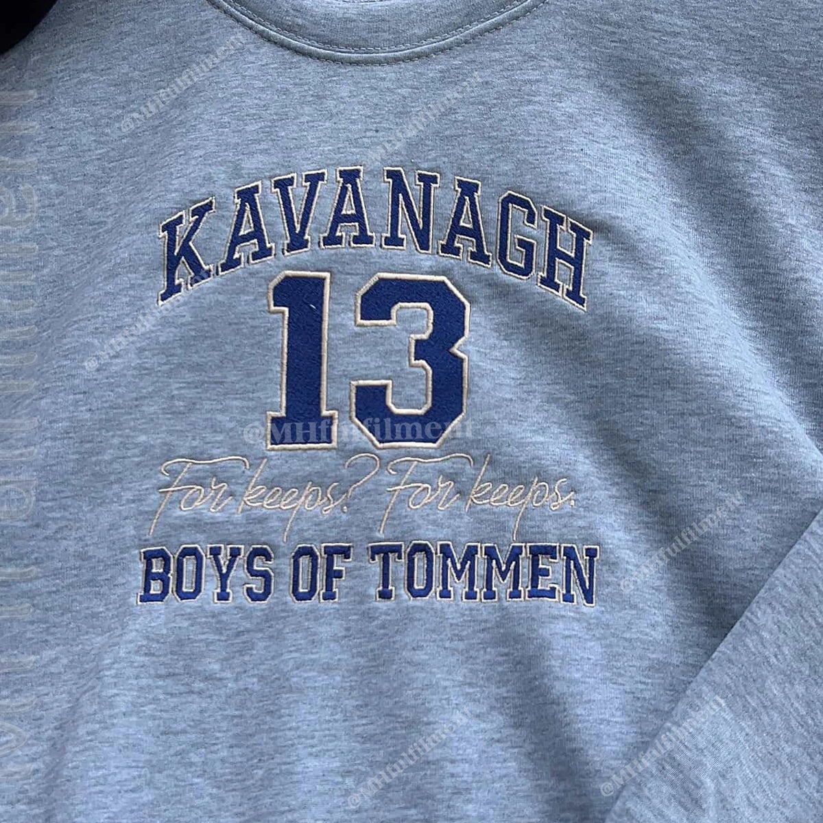 Custom varsity number sweatshirt for literary fans