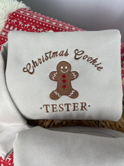 Cute couple Christmas sweatshirt, matching holiday sweater for him and her