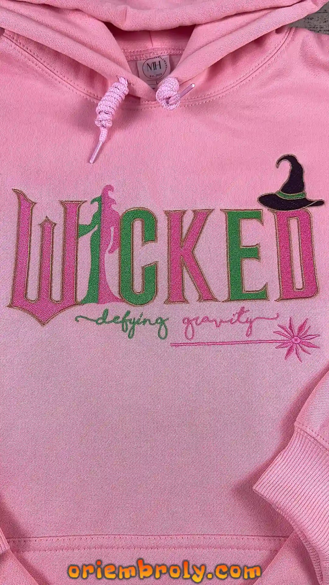 Premium Defying Gravity embroidered crewneck for fans