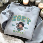 Embroidered KPOP Band Huntrix Sweatshirt, Derpy Tiger Demon Hunters Tee, Huntrix Fan Shirt, Funny Band Girls, Gift For Her