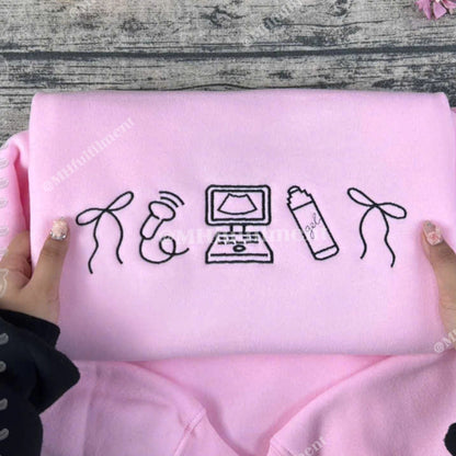 Dental Assistant Icon Sweatshirt for Women – Custom Embroidery