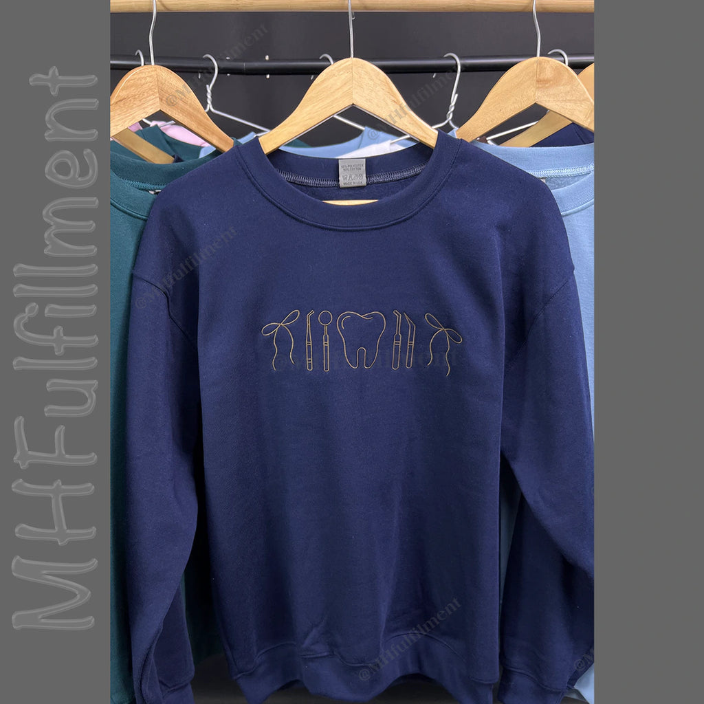 Custom dental embroidered gift for women
