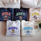 Embroidered KPOP Band Huntrix Sweatshirt, Derpy Tiger Demon Hunters Tee, Huntrix Fan Shirt, Funny Band Girls, Gift For Her