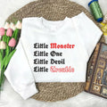 Devil's Night embroidered sweatshirt with Will Grayson design, inspired by Penelope Douglas series