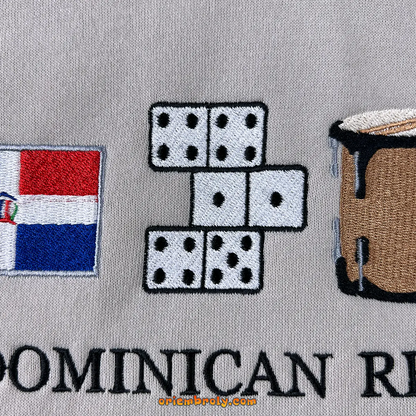 Dominican embroidered icons sweater for men and women